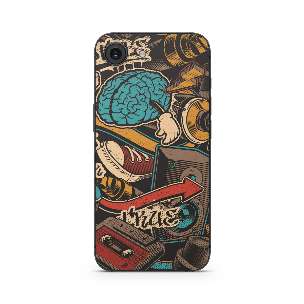 Orange Hip Hop Skin For Apple iPhone 16e — MightySkins