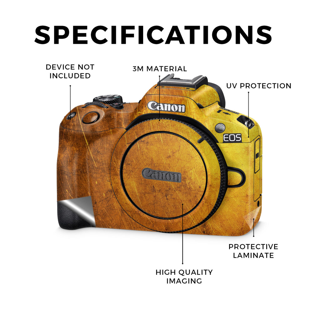 Textured Gold Skin For Canon EOS R50 (2023) — MightySkins