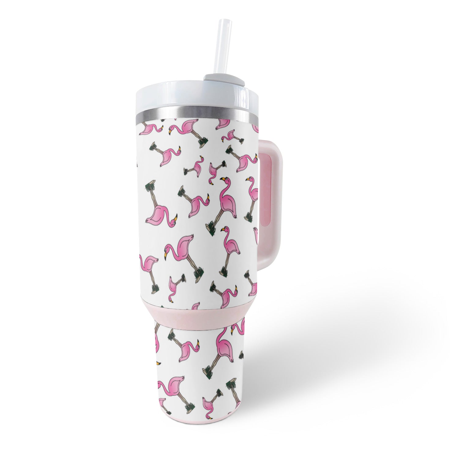 Flamingo Rose Skin For Stanley The Quencher H2.0 FlowState 40 Oz