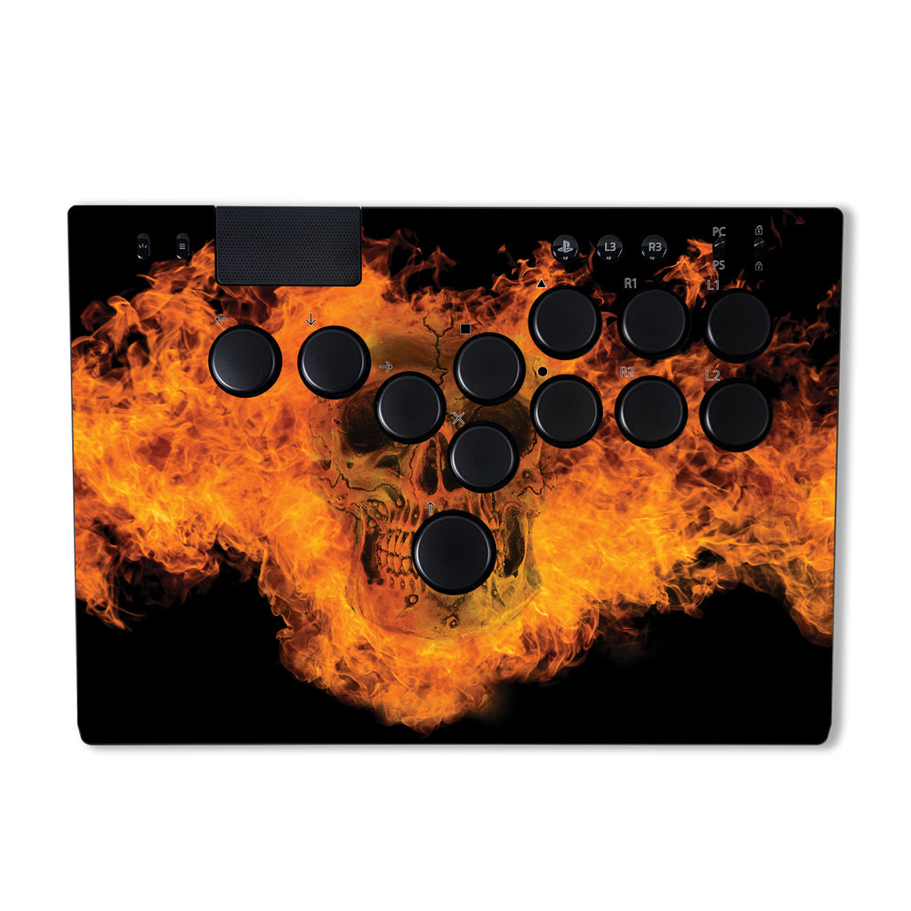 Fire Skull Skin For Razer Kitsune — MightySkins