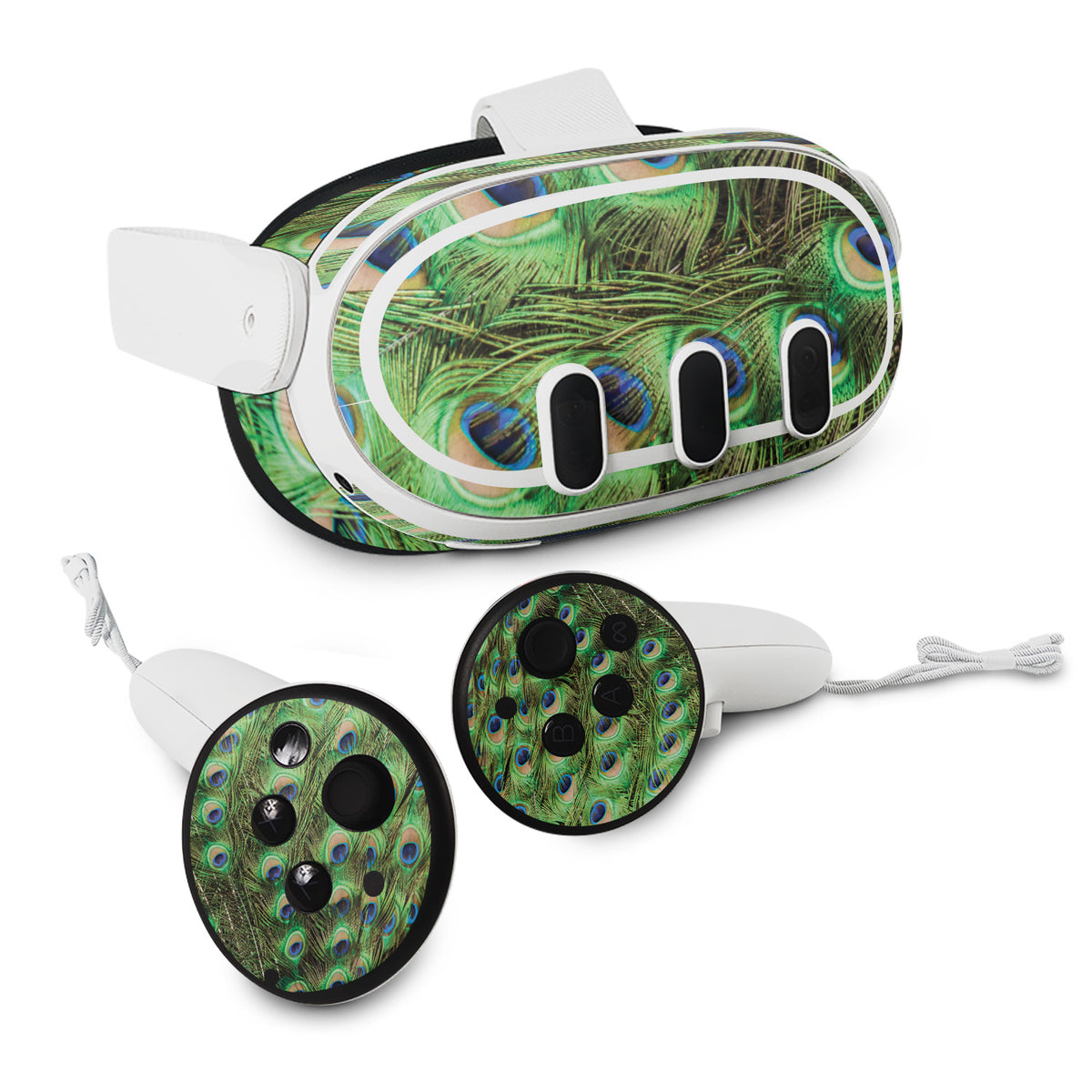 Peacock Pattern Skin For Meta Quest 3 — MightySkins