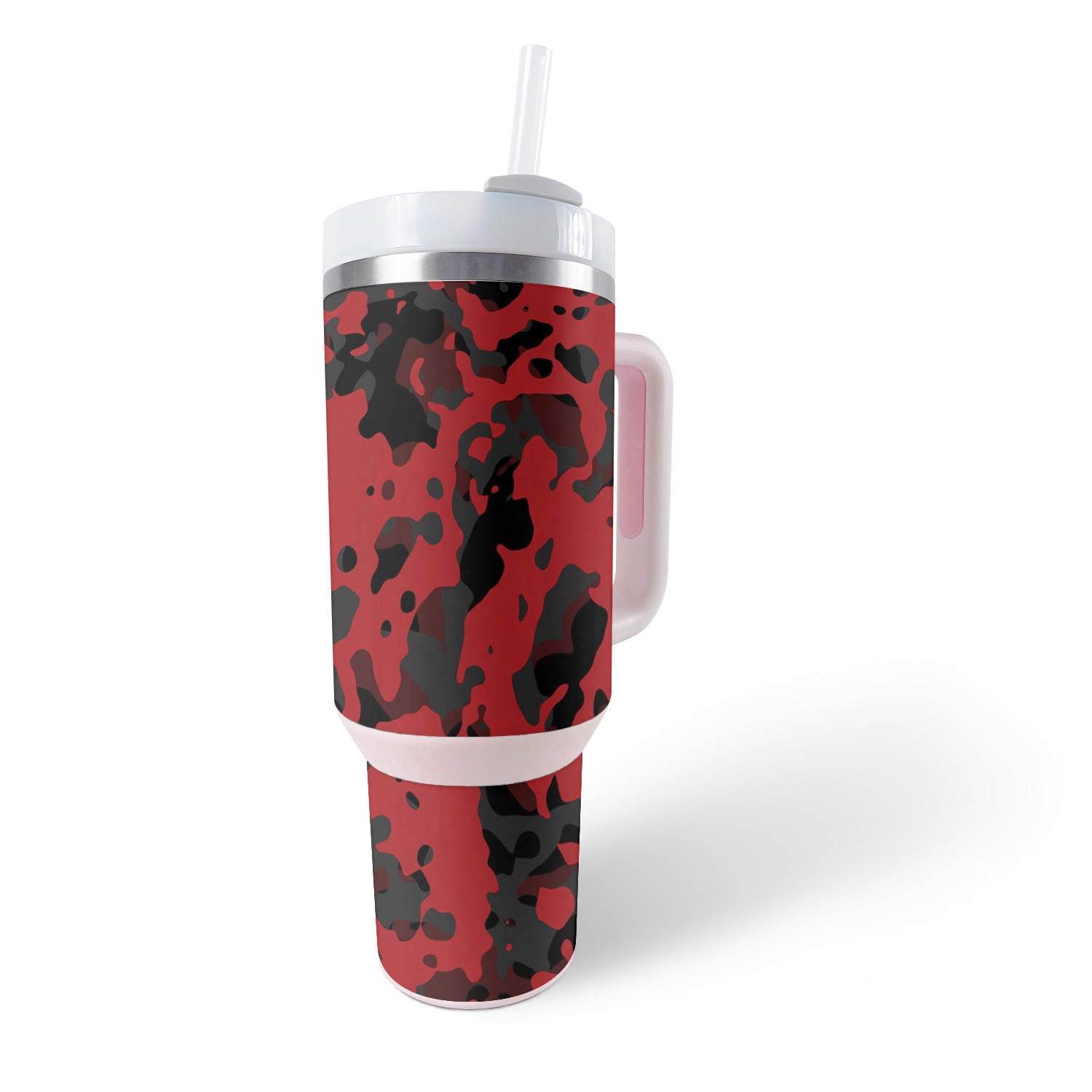 Red Camo Skin For Stanley The Quencher H2.0 FlowState 40 Oz Tumbler —  MightySkins