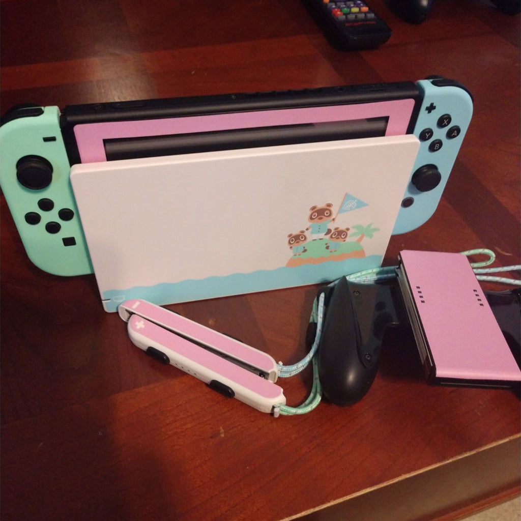 Solid Hot Pink Skin For Nintendo Switch OLED — MightySkins