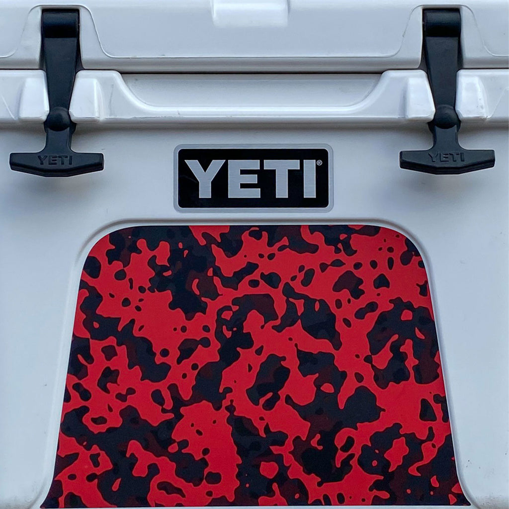 MightySkins YEROAD24-Red Camo Skin for Yeti Roadie 24 Hard Cooler