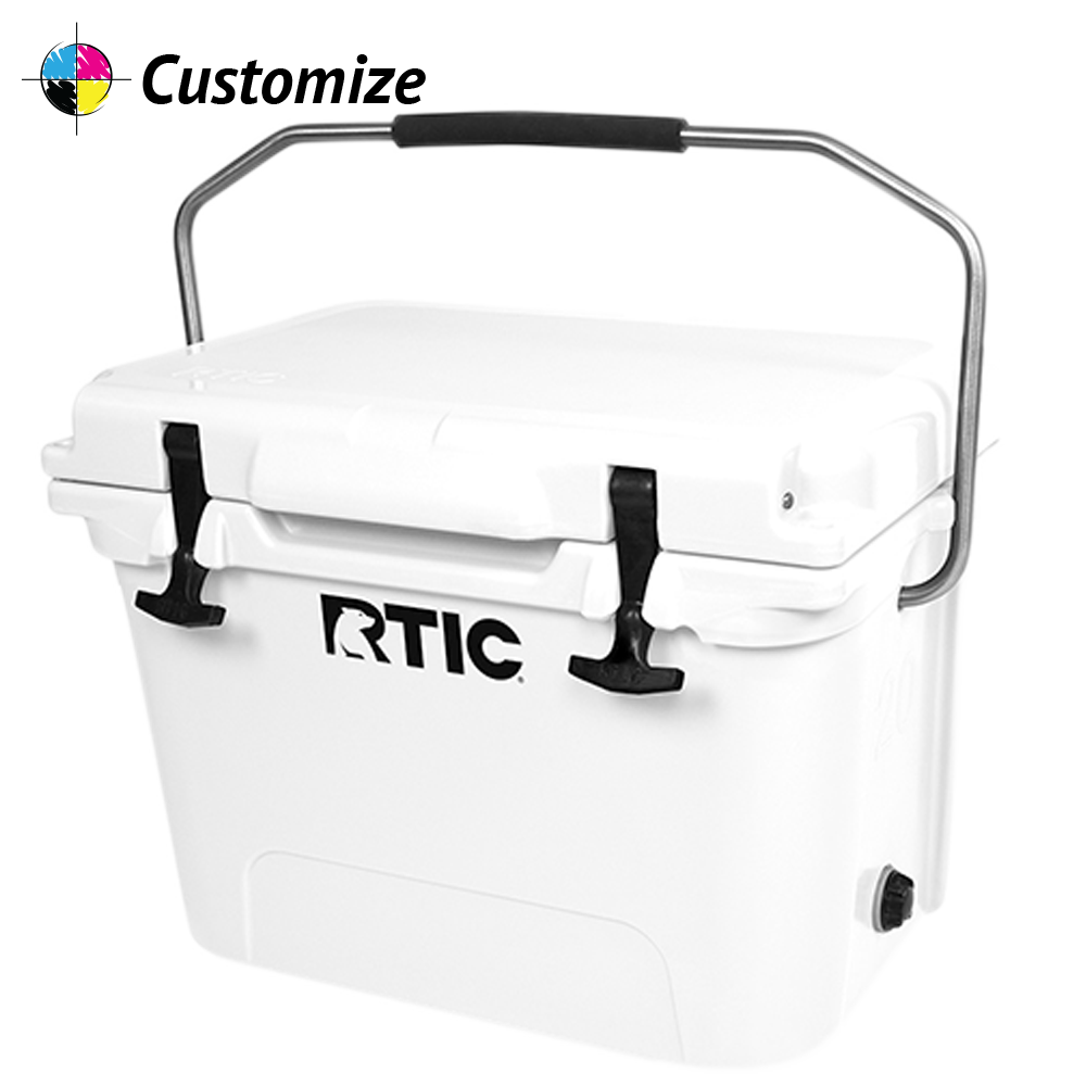 Personalized RTIC Can Chiller - Black