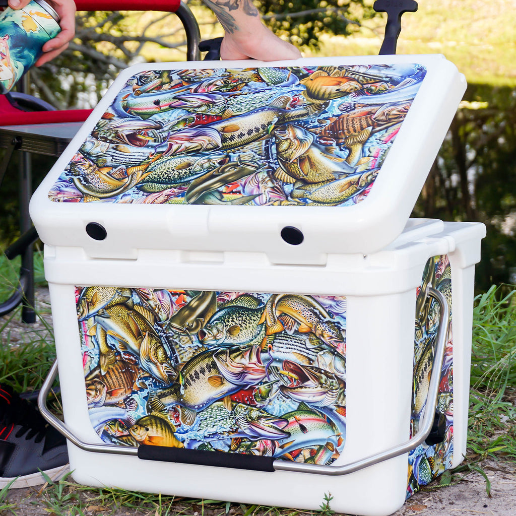 Wild Splash Skin For Yeti 75 qt Cooler — MightySkins