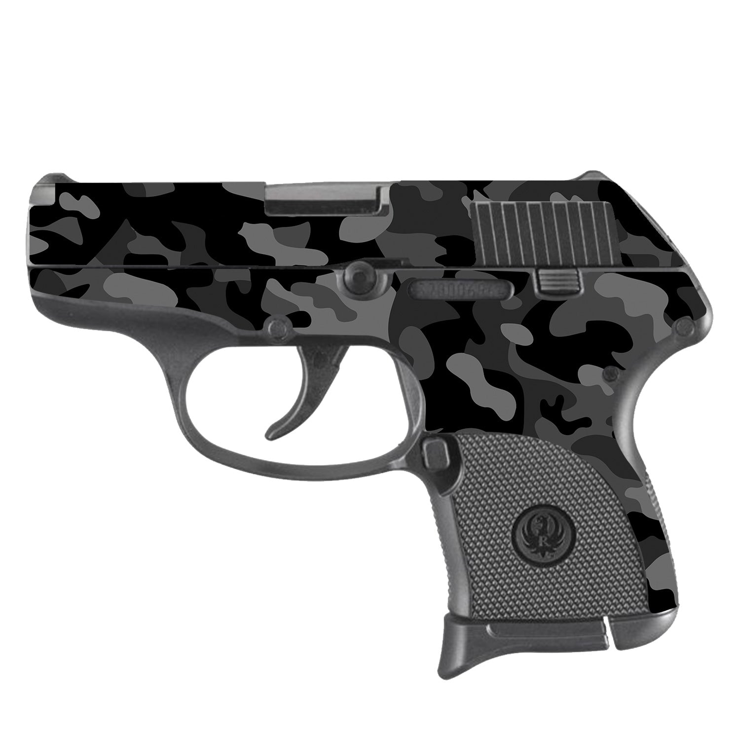 Black Camo Skin For Ruger Lcp 380 Mightyskins