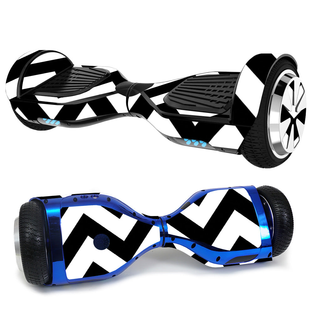 Black Chevron Skin For Hover 1 Ultra Hoverboard MightySkins