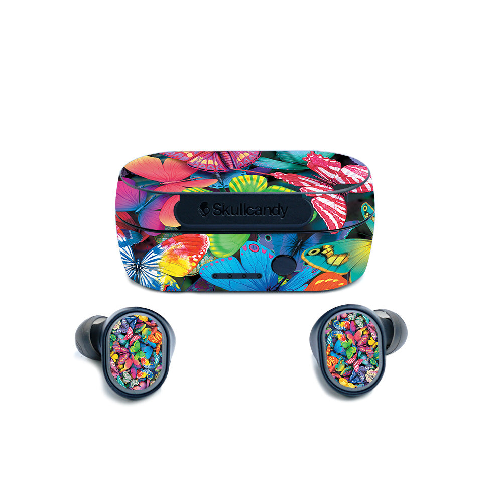 Butterfly Party Skin For SkullCandy Sesh True Wireless Earbuds