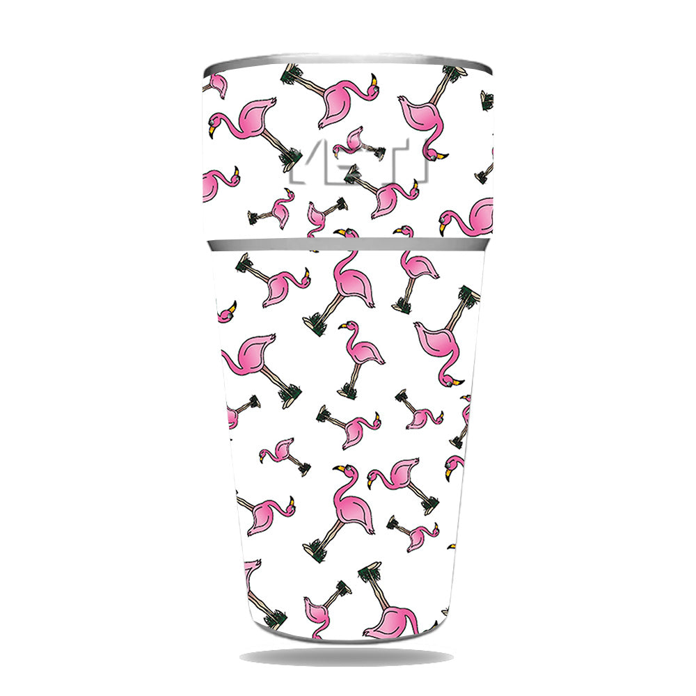 Cool Flamingo Skin For Yeti Rambler 26 OZ Stackable Cup — MightySkins