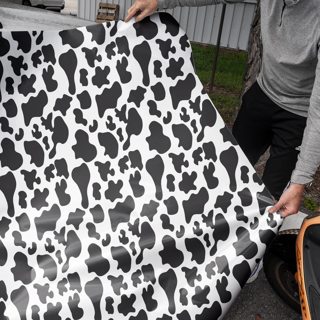 Cow Print Vinyl Wrap Sheets and Rolls For Large or Custom Items