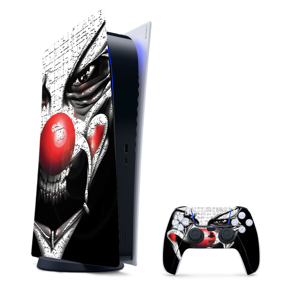 Evil Clown Skin For Sony PlayStation 5 Digital Edition Bundle — MightySkins