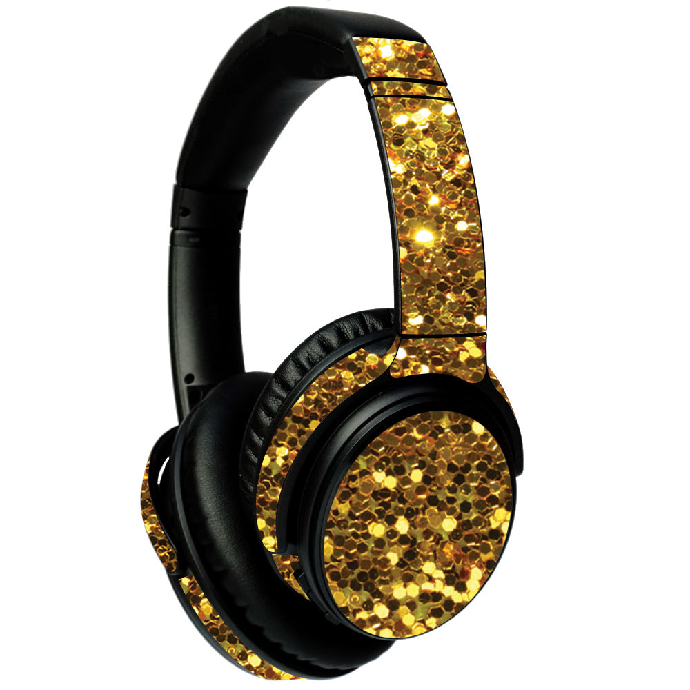 Gold Dazzle Skin For ZVOX AccuVoice Headphones Model AV50
