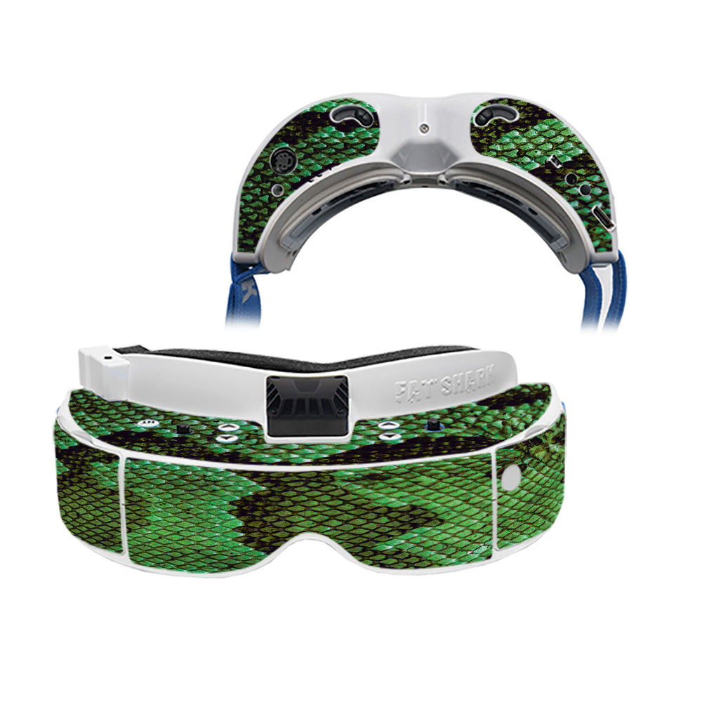 Green Serpent Skin For Fat Shark Dominator V3 — MightySkins