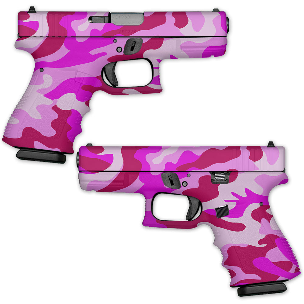 Pink Camo Skin For Gun Wraps Pistol — MightySkins
