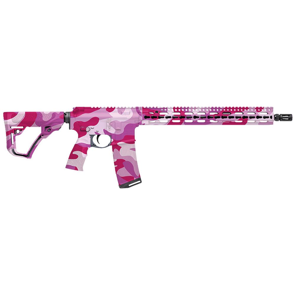 Pink Camo Skin For GunWraps AR-15 Rifle — MightySkins