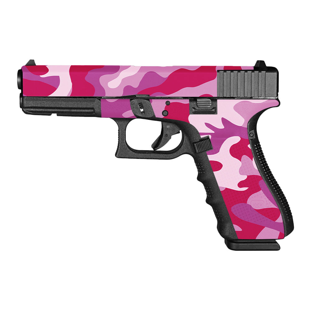 Pink Camo Skin For Glock 17 Gen 4 — MightySkins