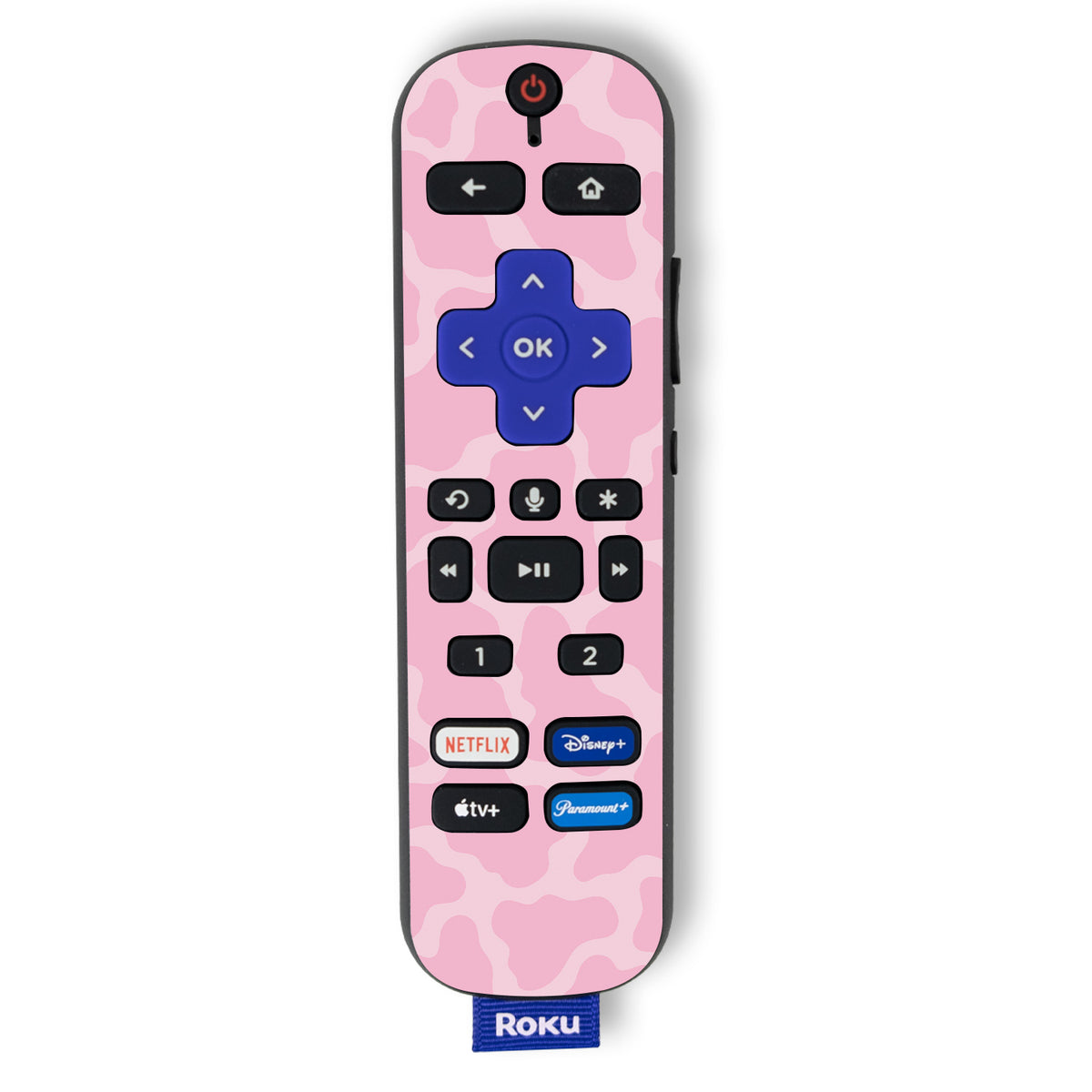 Pink Giraffe Skin For Roku Voice Remote Pro — MightySkins