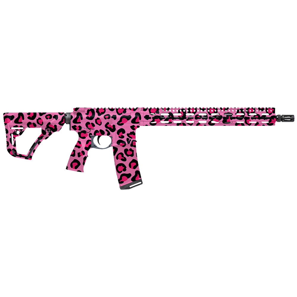  MightySkins Skin Compatible with Yeti Roadie 24 Hard Cooler -  Pink Leopard, Protective Viny wrap, Easy to Apply and Change Styles