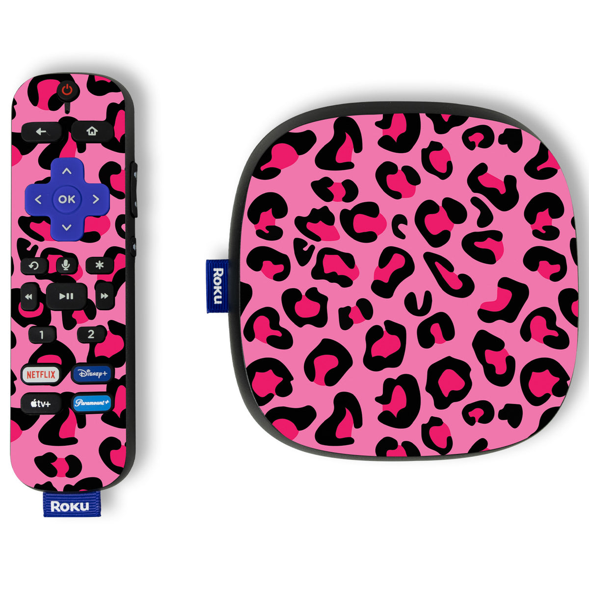 Pink Leopard Skin For Roku Ultra Model 4802 (2022) — MightySkins