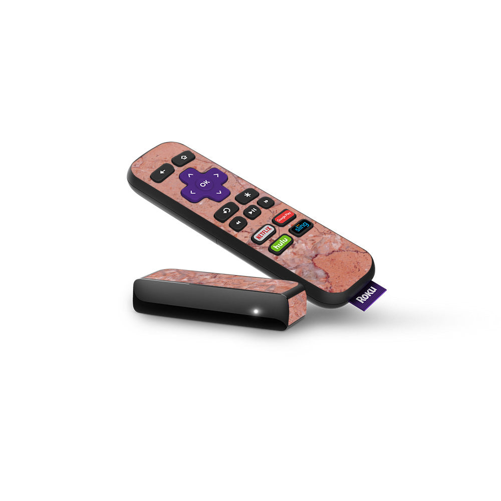 Pink Marble Skin For Roku Express Remote — MightySkins