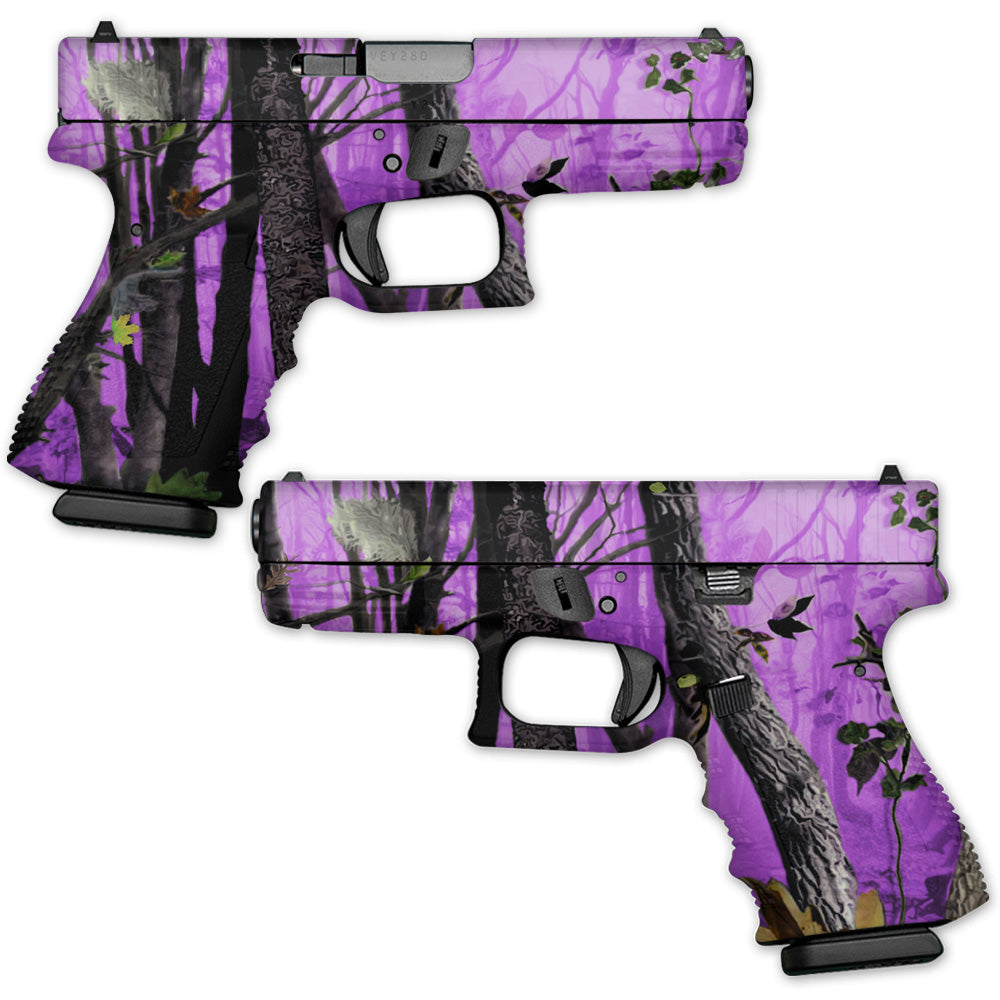 Purple Tree Camo Skin For Gun Wraps Pistol — MightySkins