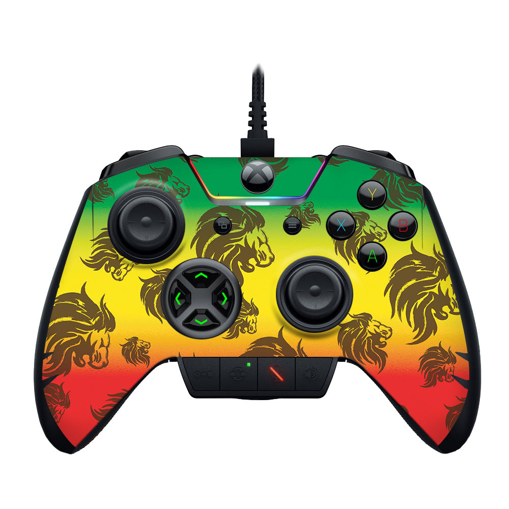 Rasta Lion Skin For Razer Wolverine Ultimate — MightySkins