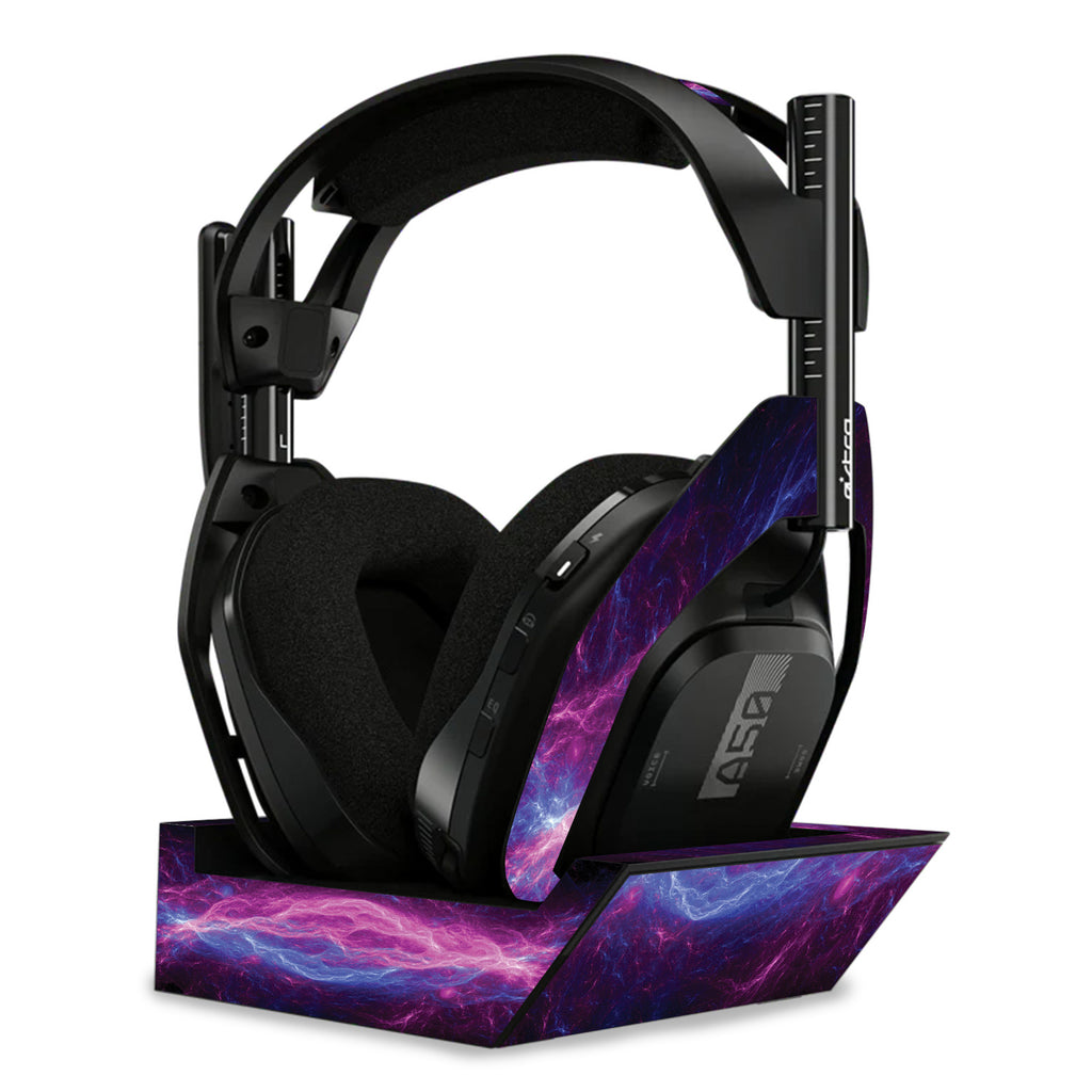  MightySkins Skin Compatible with Astro A50 3rd Generation  Gaming Headset - Purple Sky Protective, Durable, and Unique Vinyl Decal  wrap Cover Easy to Apply, Remove, and Change Styles Made in The