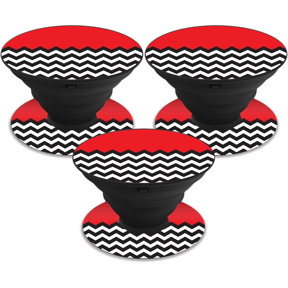 Red Chevron Skin For PopSocket PopSocket — MightySkins