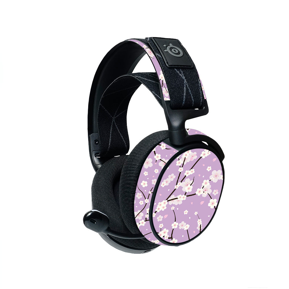 Sakura Purple Skin For SteelSeries Arctis 7 Gaming Headset 2019