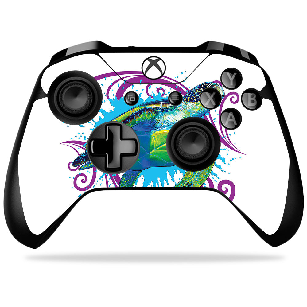 Sea Turtle Splash Skin For Microsoft Xbox One X Controller — Mightyskins 