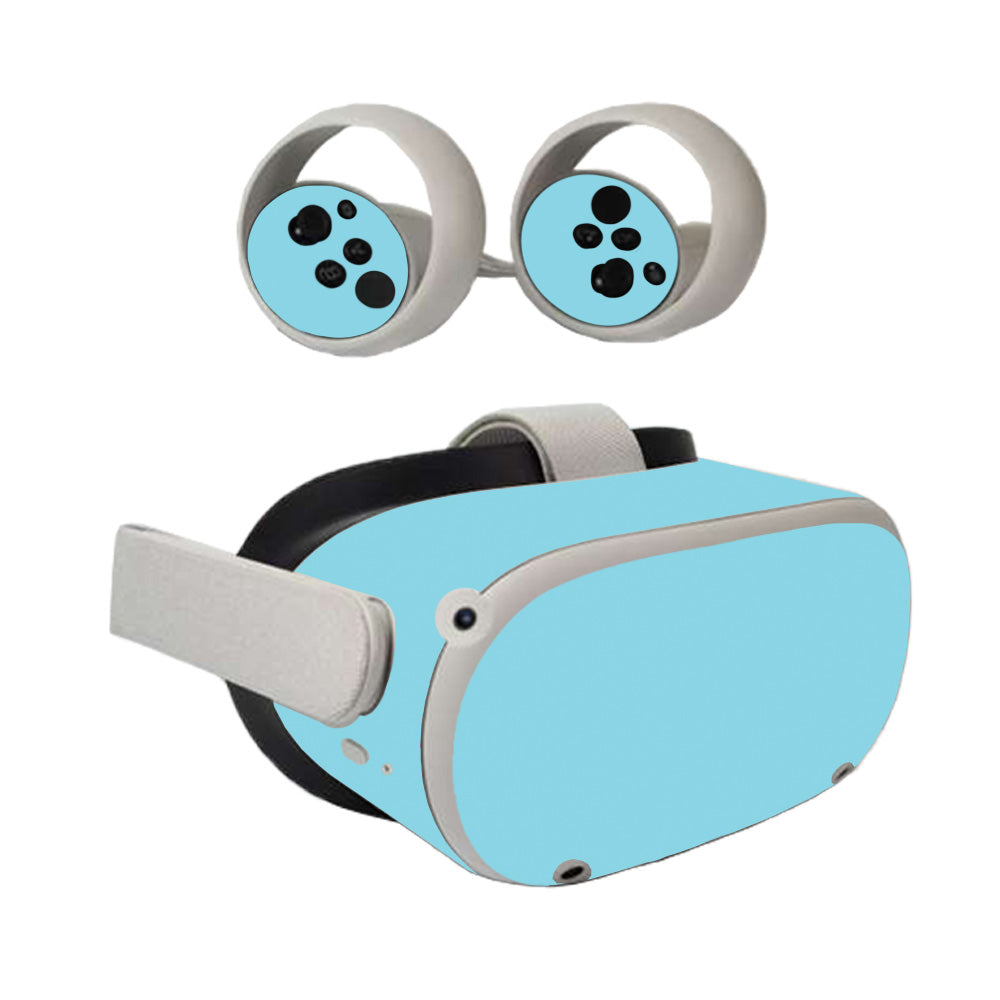 Solid Baby Blue Skin For Oculus Quest 2 — MightySkins