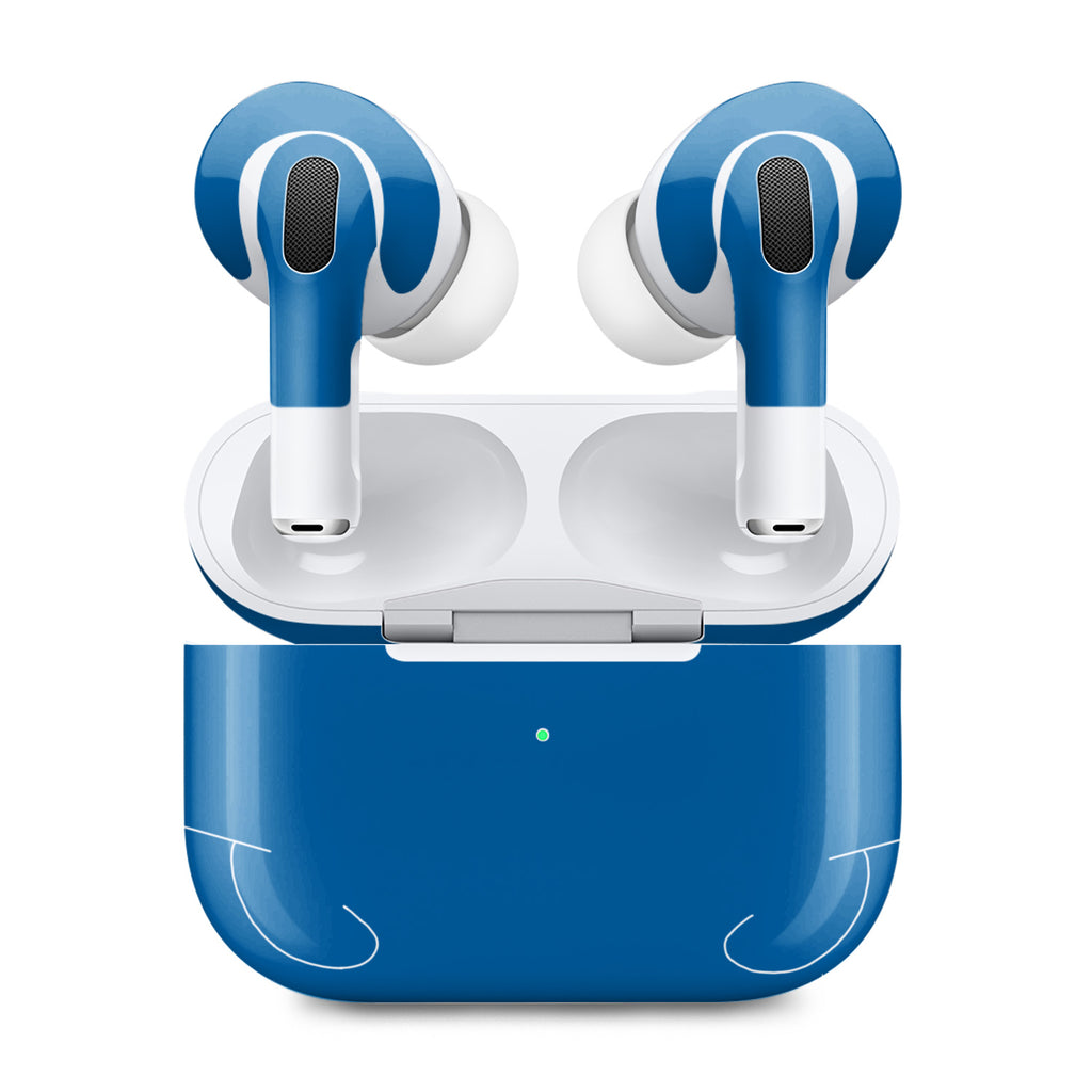 Solid Blue Skin For Apple AirPods Pro — MightySkins