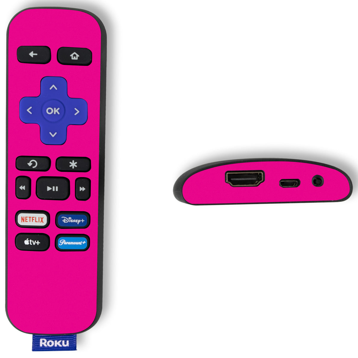 Solid Hot Pink Skin For Roku Express Model 3960 (2022) — MightySkins