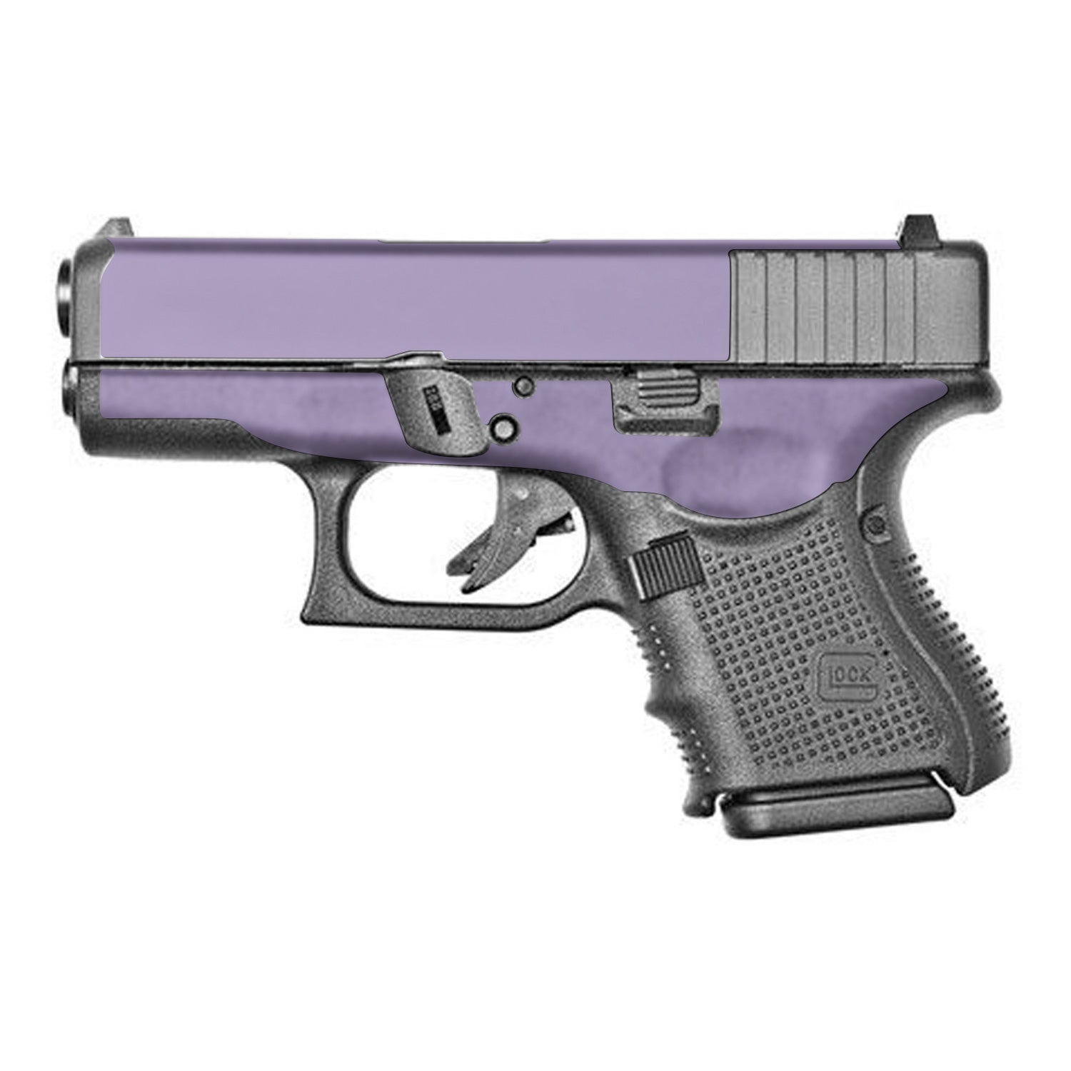 Solid Lavender Skin For Glock 26 Gen 4 — MightySkins