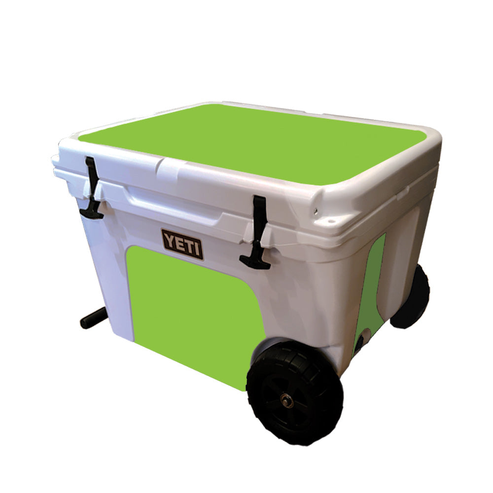 Solid Lime Green Skin For Yeti Tundra Haul Cooler — MightySkins
