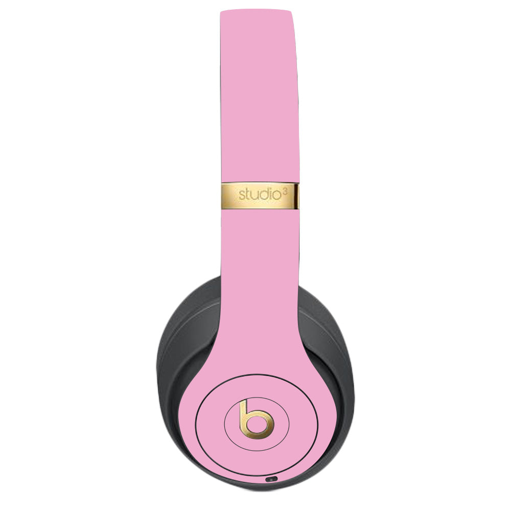 Solid Pink Skin For Beats Studio 3 Wireless — MightySkins