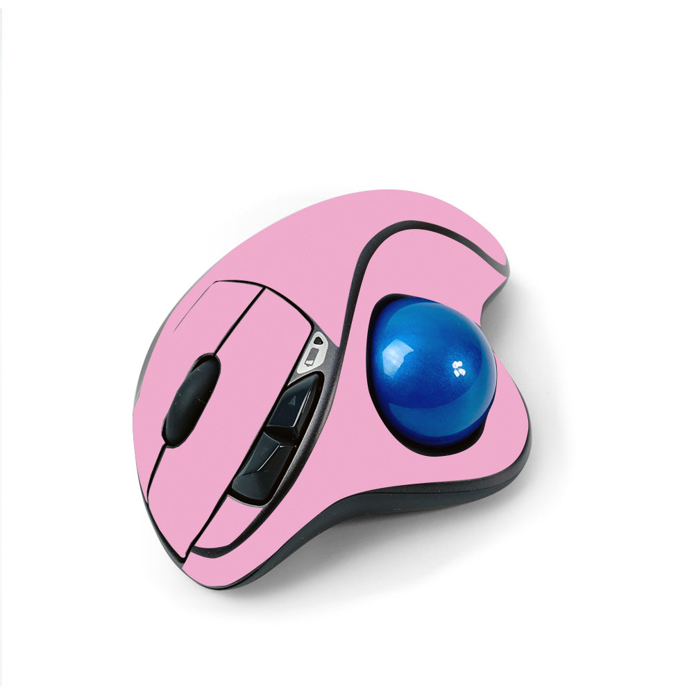 Solid Pink Skin For Logitech M570 Wireless Trackball Mouse