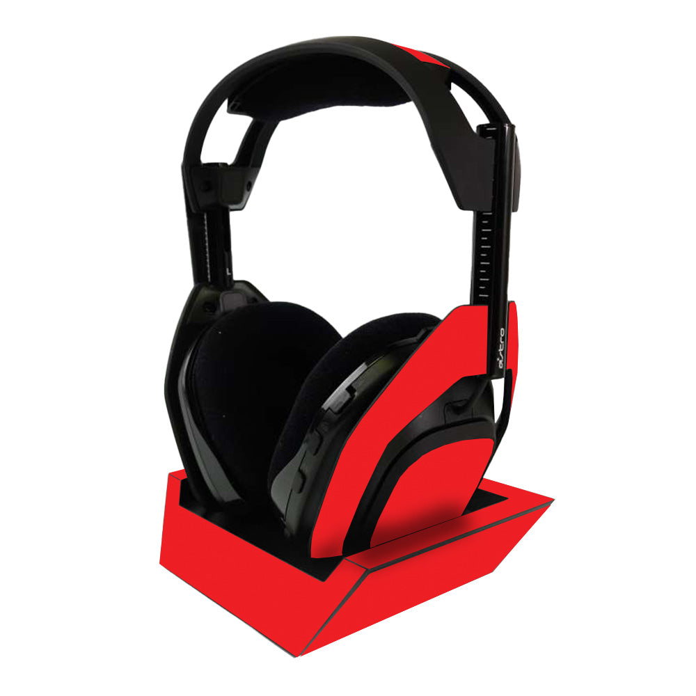 Solid Red Skin For Astro A50 (Gen 3) Wireless Headphones Base