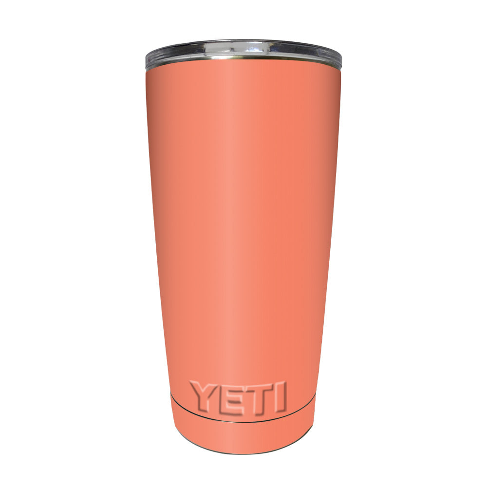 Yeti Skins | Solid Orange Skin for Yeti 30 oz Tumbler | Carbon Fiber | Custom Vinyl Skin Wrap | Mighty Skins