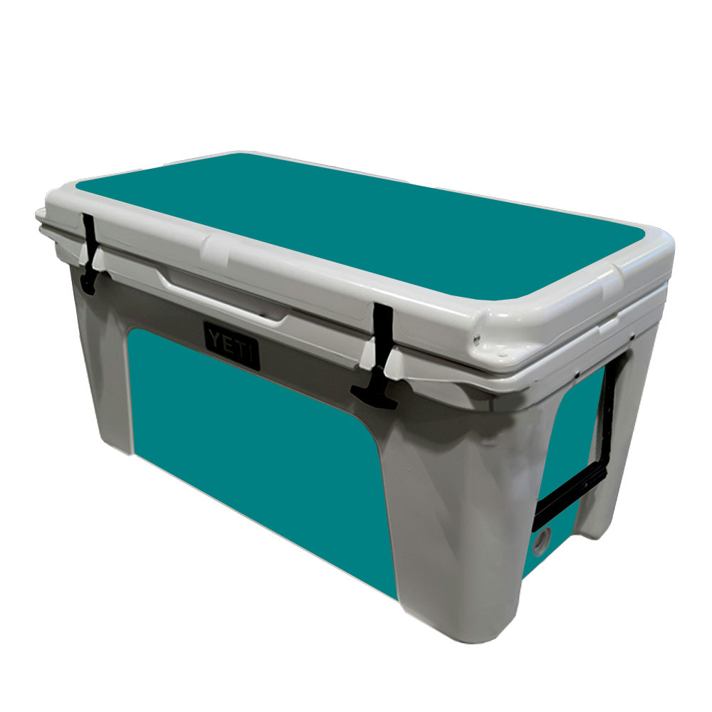 Solid Teal Skin For Yeti 75 qt Cooler — MightySkins