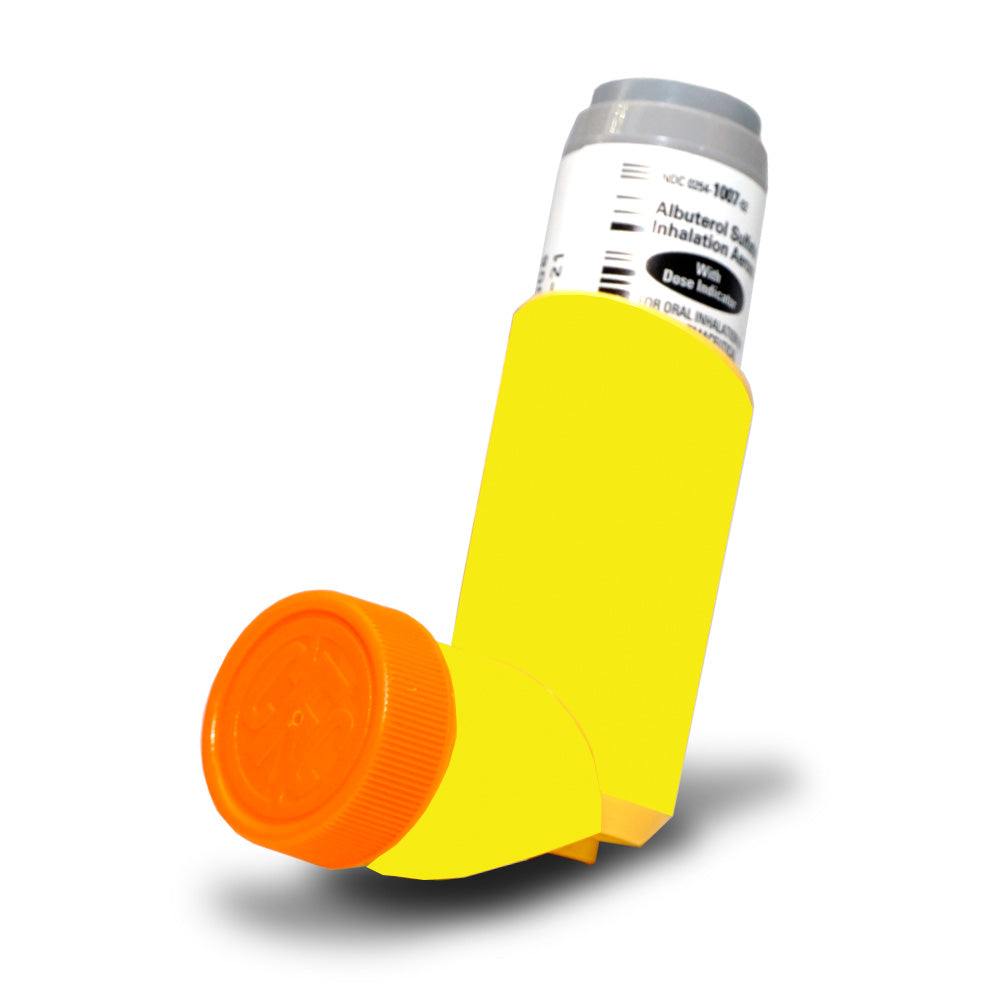 Solid Yellow Skin For Proventil HFA Asthma Inhaler — MightySkins
