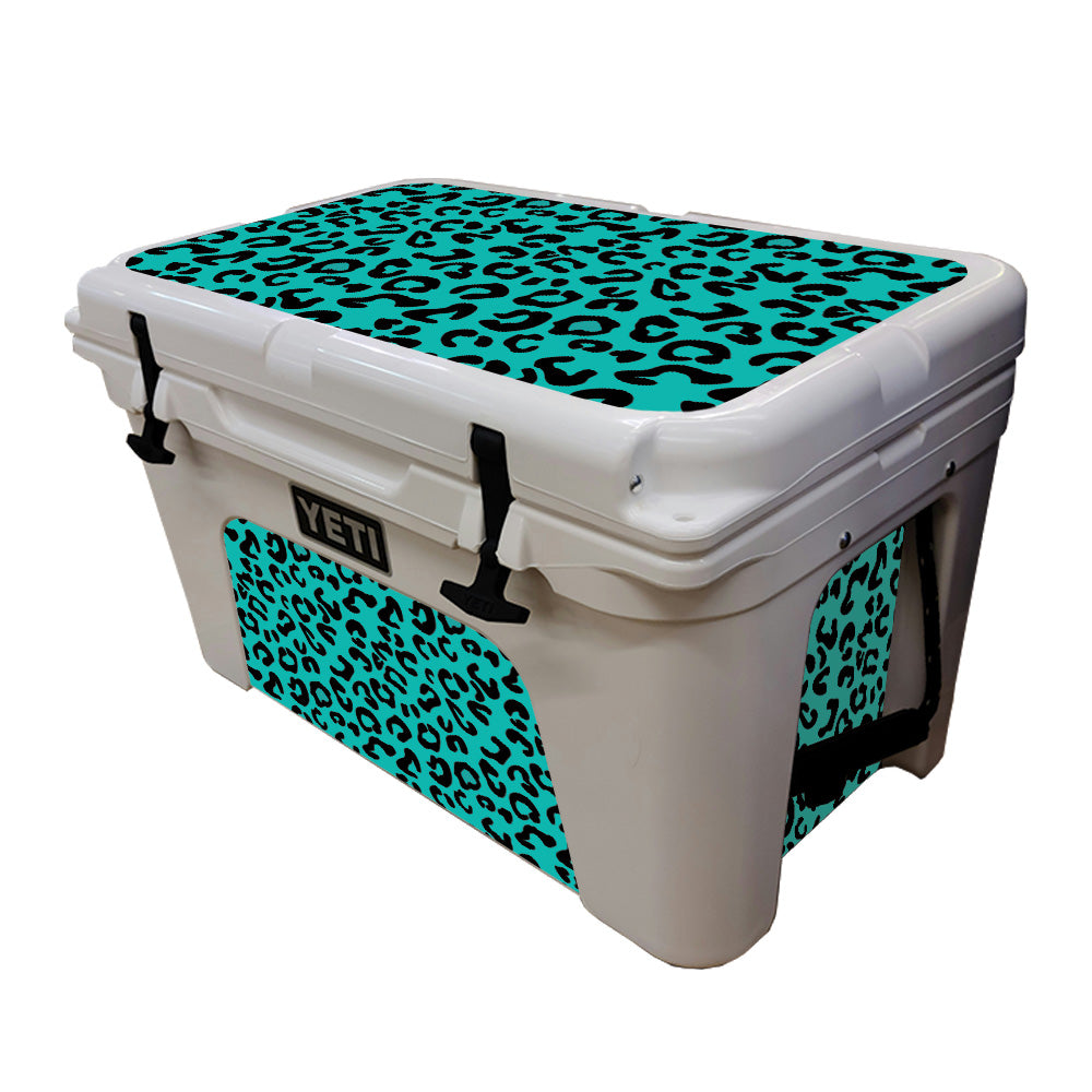  MightySkins Skin Compatible with Yeti Roadie 24 Hard Cooler -  Pink Leopard, Protective Viny wrap, Easy to Apply and Change Styles