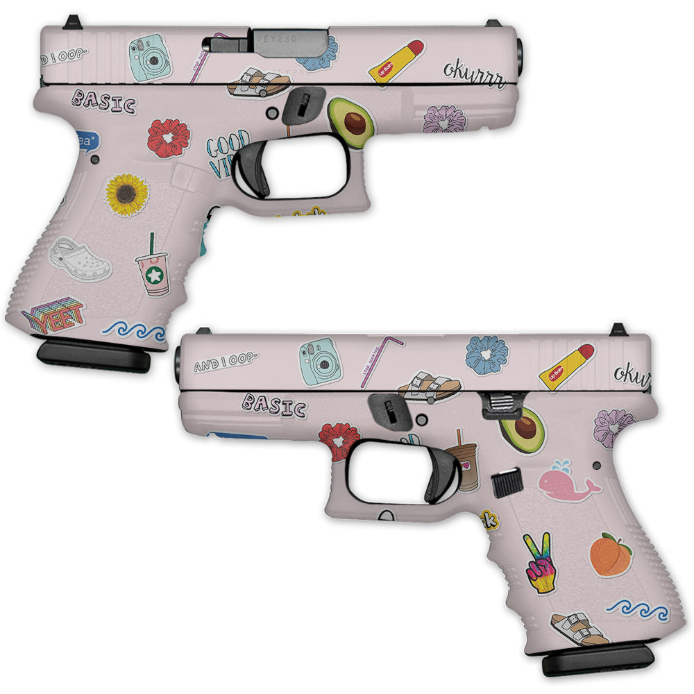 Cow Print Skin For Gun Wraps Pistol — MightySkins