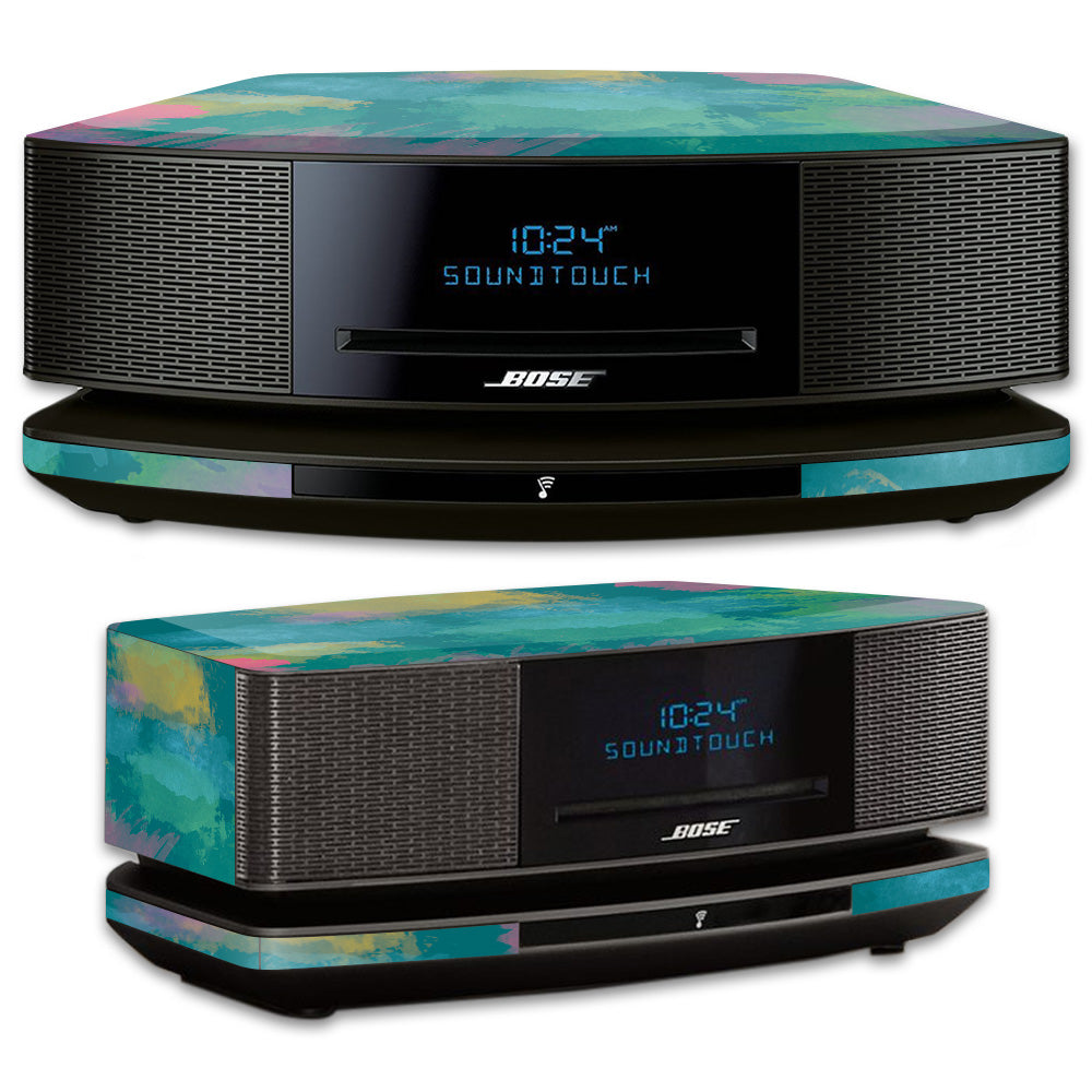 Watercolor Blue Skin For Bose Wave SoundTouch Music System IV