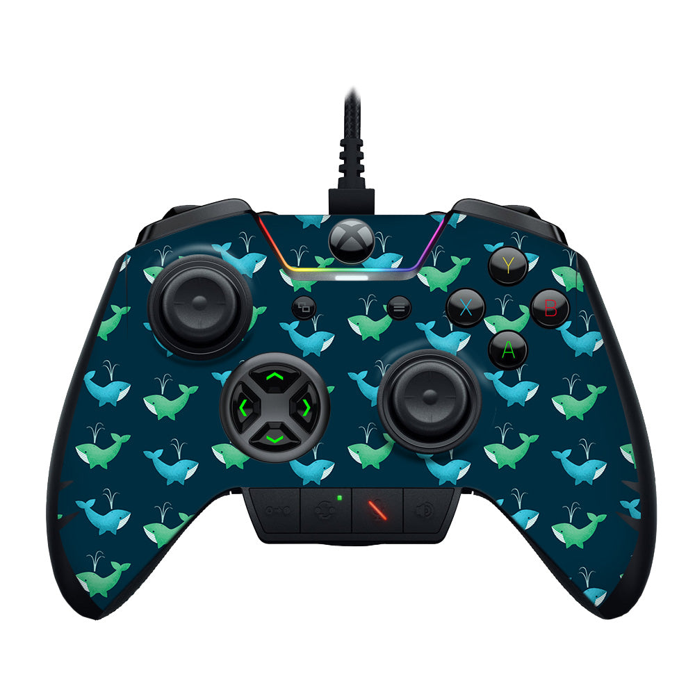 Whale Wave Skin For Razer Wolverine Ultimate — MightySkins